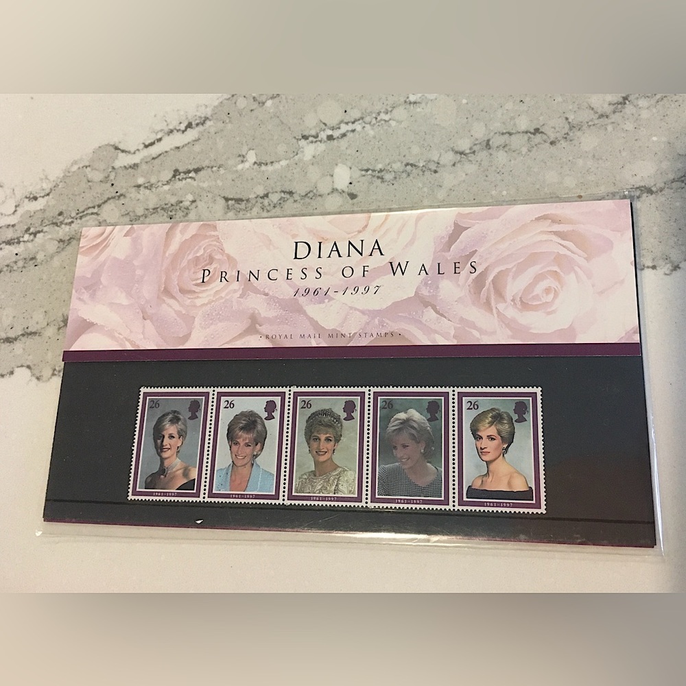Princess Diana commemorative stamp set